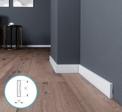 LISTWA PRZYPODŁOGOWA POLIMEROWA PM0505 - INTENPRO