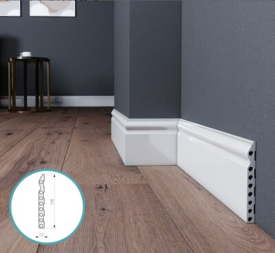 LISTWA PRZYPODŁOGOWA POLIMEROWA PC0212 - INTENPRO