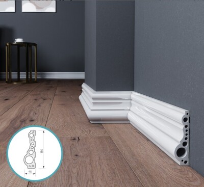 LISTWA PRZYPODŁOGOWA POLIMEROWA PC0115 - INTENPRO