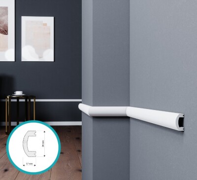 LISTWA ŚCIENNA POLISTYRENOWA B5203 - INTENPRO LINE